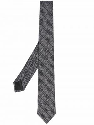 Krawat z jedwabiu Givenchy, сzarny