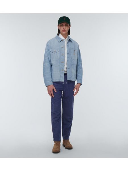 Kurtka jeansowa Polo Ralph Lauren niebieska
