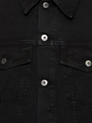 Pamučna jakna Off-white crna