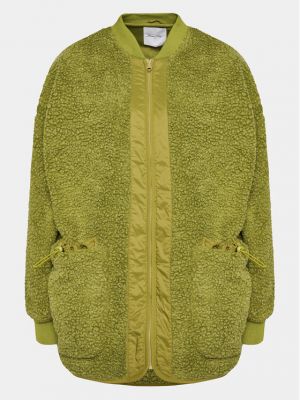 Демісезонна куртка вільного крою American Vintage зелена