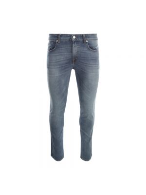 Slim fit skinny jeans mit taschen Department Five blau