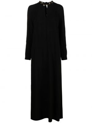 Krepové večerní šaty Zimmermann černé