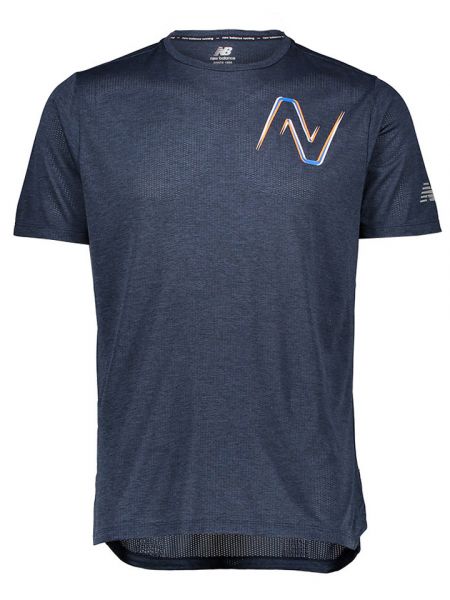 Рубашка New Balance Trainingsshirt, темно-синий