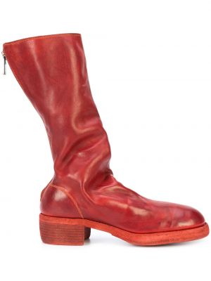 Kotníkové boty Guidi červené