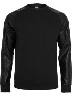 Δερμάτινη μπλούζα Urban Classics μαύρο
