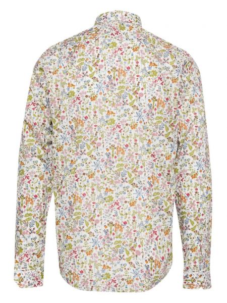 Chemise à fleurs à imprimé Paul Smith blanc