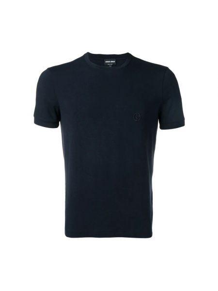 Elegante t-shirt Giorgio Armani blau