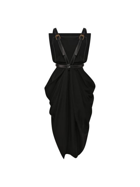 Шелковое платье Proenza Schouler, черное