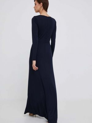 Hosszú ruha Lauren Ralph Lauren fekete