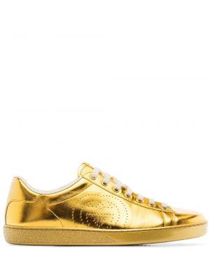 Zapatillas Gucci Ace dorado