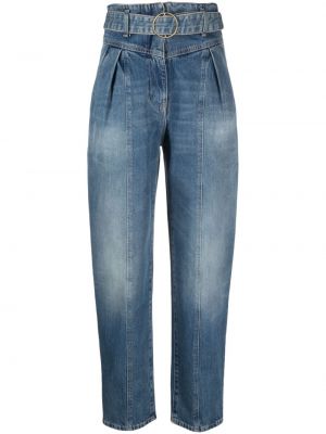 Bavlnené džínsy s rovným strihom Iro modrá