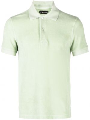 Polo avec manches courtes Tom Ford vert