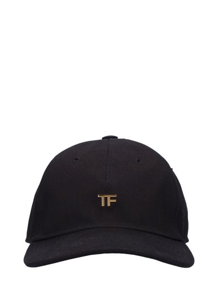 Bomuld cap Tom Ford sort