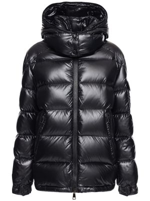 Kort jacka i nylon Moncler svart