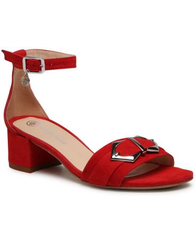 Sandales Solo Femme rouge