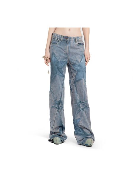 Low waist bootcut jeans Masha Popova blau