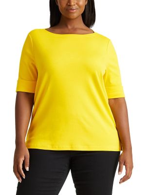 Camiseta Lauren Ralph Lauren Woman amarillo