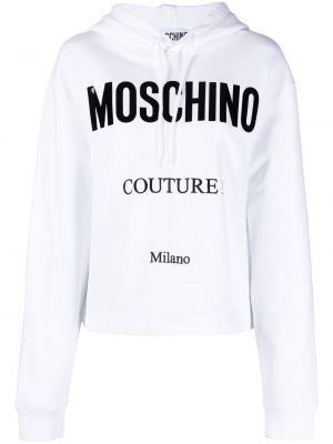 Kapučdžemperis ar apdruku Moschino