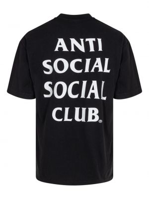 T-shirt Anti Social Social Club schwarz