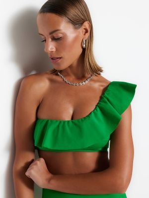 Pöttyös bikini Trendyol zöld