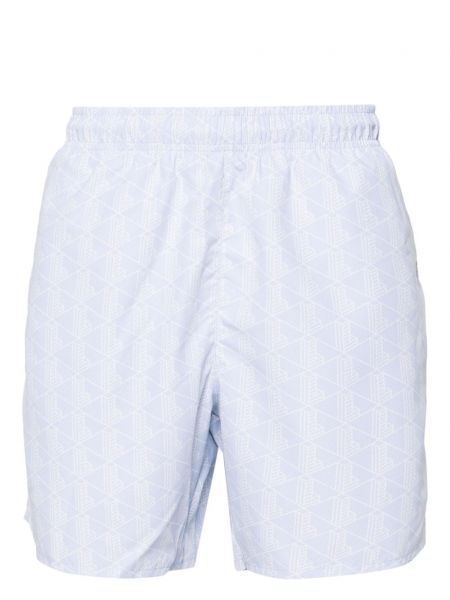 Pantaloni scurți cu imagine cu imprimeu geometric Lacoste