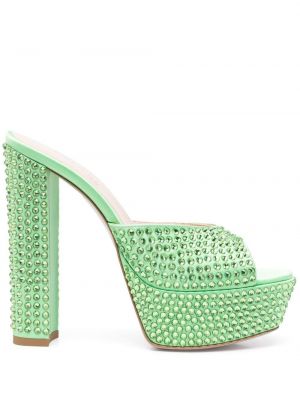 Sandale de cristal Gedebe verde
