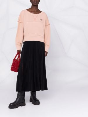 Sweatshirt mit u-boot-ausschnitt N°21 pink