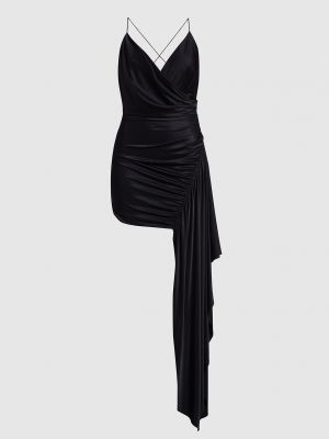Платье мини с вырезом на спине Alexandre Vauthier черное