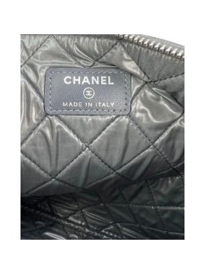 Bolso cruzado Chanel Vintage gris