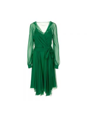 Sukienka Alberta Ferretti zielona