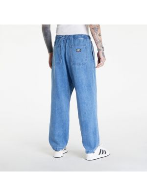 Kalhoty Obey Clothing modré
