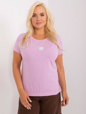 Bluză cu aplicații Fashionhunters violet