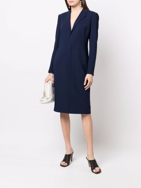 Sukienka długa Ralph Lauren Collection niebieska
