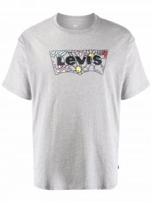 Camiseta con estampado Levi's gris