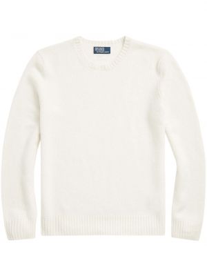 Σατέν βαμβακερός πουλόβερ με στρογγυλή λαιμόκοψη Polo Ralph Lauren