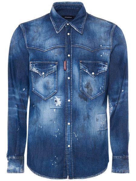 Camisa vaquera Dsquared2 azul