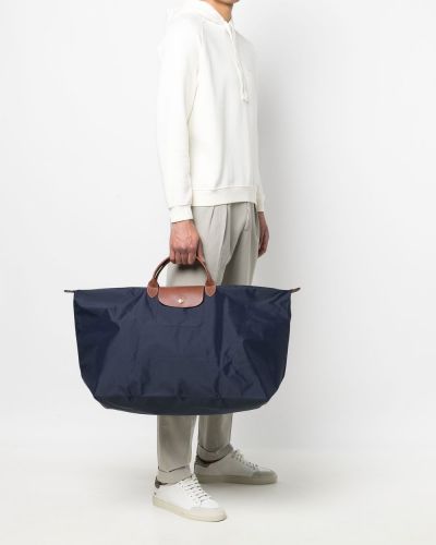 Cestovní taška Longchamp modrá