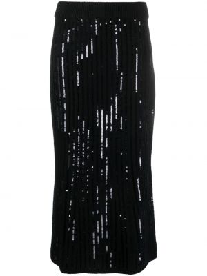 Flitrovaná sukňa Dorothee Schumacher čierna