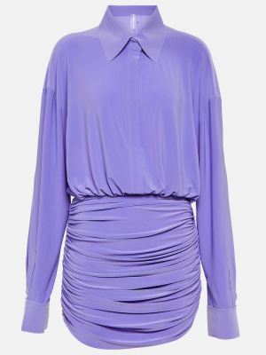 Mini robe Norma Kamali violet