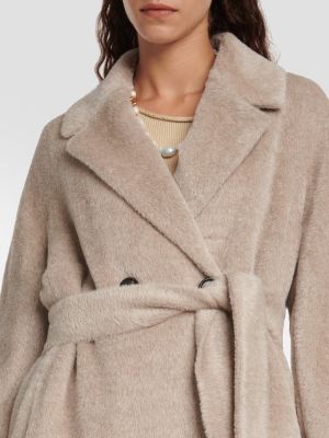 Cappotto di lana in lana d'alpaca 's Max Mara beige