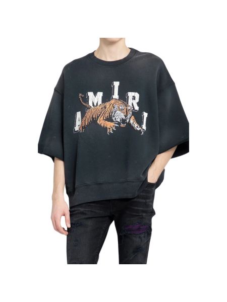 Bluza dresowa w tygrysie prążki Amiri czarna