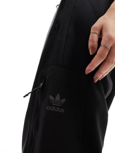 Леопардовые джоггеры с принтом Adidas Originals черные