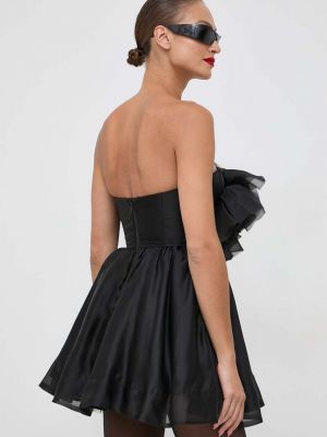 Mini ruha Bardot fekete