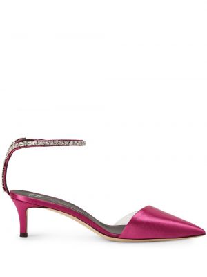 Krystaller stropper pumper Giuseppe Zanotti rosa