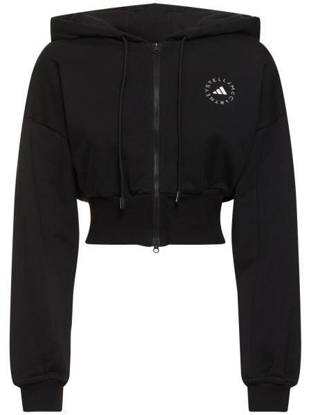 Hættetrøje Adidas By Stella Mccartney sort