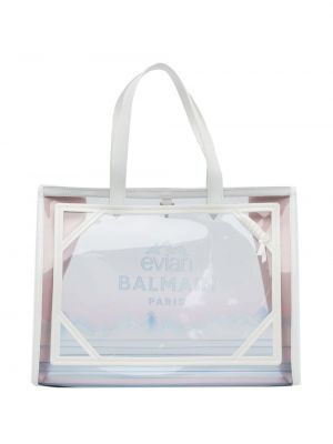 Τσάντα shopper Balmain Pre-owned λευκό