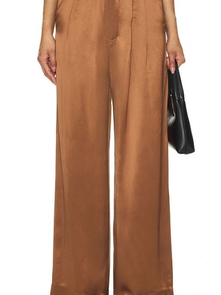 Pantaloni baggy Nonchalant Label marrone