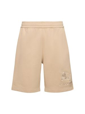 Pantalones cortos con bordado de tela jersey Burberry