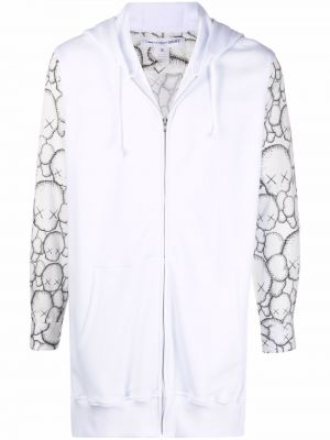 Cipzáras kapucnis melegítő felső nyomtatás Comme Des Garçons Shirt
