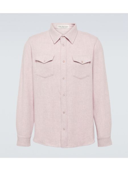 Camicia di cachemire God's True Cashmere rosa